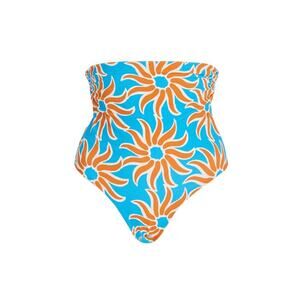 Cala De La Cruz Scarlett High-Rise Bikini Bottom Light Blue - M